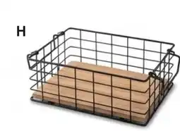 Kitchen Stuff Plus Natura Bamboo & Wire Stackable Basket offer