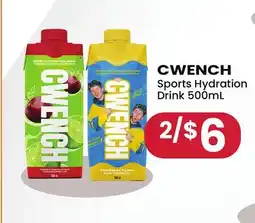 Healthy Planet CWENCH Sports Hydration Drink offer