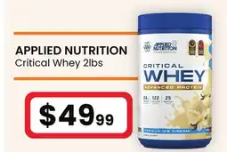 Healthy Planet APPLIED NUTRITION Critical Whey 2lbs offer