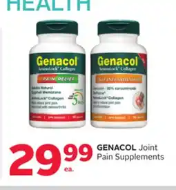 Rexall GENACOL Joint Pain Supplements offer