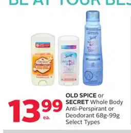 Rexall Whole Body Anti-Perspirant or Deodorant offer