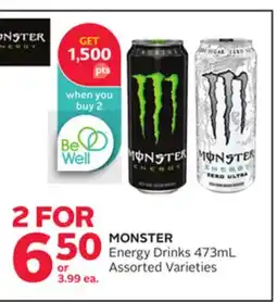 Rexall MONSTER Energy Drinks offer
