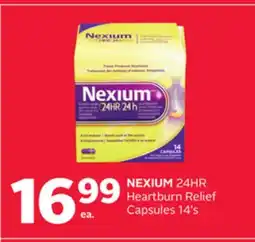 Rexall NEXIUM 24HR Heartburn Relief Capsules offer