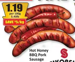 Starsky Hot Honey BBQ Pork Sausage offer