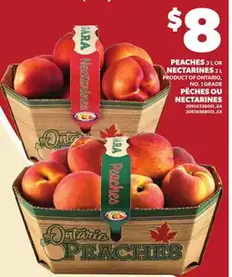 Independent City Market PEACHES, 3 L OR NECTARINES, 2 L offer