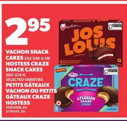 Independent City Market VACHON SNACK CAKES, 252-336 G OR HOSTESS CRAZE SNACK CAKES, 200-324 G offer