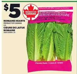 Independent City Market ROMAINE HEARTS, 3'S offer