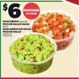 Independent City Market GUACAMOLE, 255 G OR PICO DE GALLO SALSA, 187 G offer