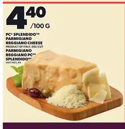 Independent City Market PC SPLENDIDO PARMIGIANO REGGIANO CHEESE offer