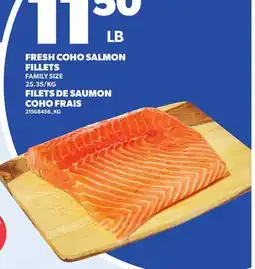 Independent City Market FRESH COHO SALMON FILLETS offer