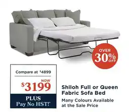 La Z Boy Shiloh Full or Queen Fabric Sofa Bed offer
