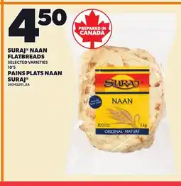 Independent City Market SURAJ NAAN FLATBREADS, 10'S offer