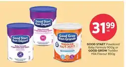 Rexall GOOD START Powdered Baby Formula 900g OR GOOD GROW Toddler Milk Flavour 850g offer