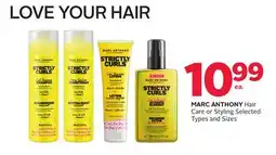 Rexall MARC ANTHONY Hair Care or Styling offer
