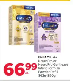 Rexall ENFAMIL A+ NeuroPro or NeuroPro Gentlease Infant Formula Powder Refill offer