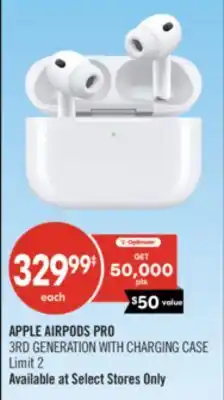Shoppers Drug Mart APPLE AIRPODS PRO offer