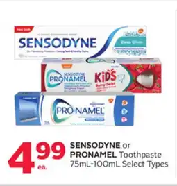 Rexall SENSODYNE or PRONAMEL Toothpaste offer