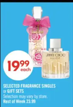 Shoppers Drug Mart SELECTED FRAGRANCE SINGLES or GIFT SETS offer