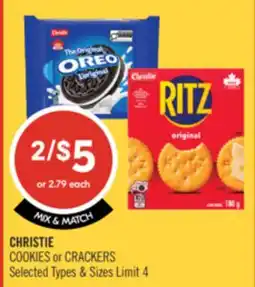 Shoppers Drug Mart CHRISTIE COOKIES OR CRACKERS offer