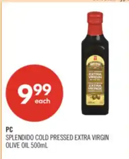 Shoppers Drug Mart PC SPLENDIDO COLD PRESSED EXTRA VIRGIN OLIVE OIL offer