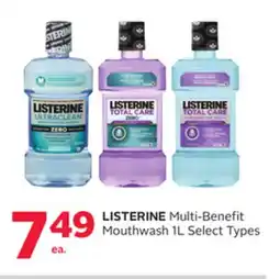 Rexall LISTERINE Multi-Benefit Mouthwash offer