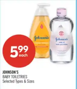 Shoppers Drug Mart JOHNSON'S BABY TOILETRIES offer