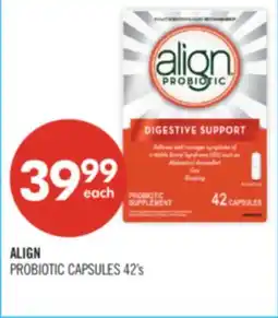 Shoppers Drug Mart ALIGN PROBIOTIC CAPSULES 42's offer
