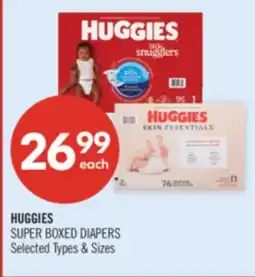 Shoppers Drug Mart HUGGIES SUPER BOXED DIAPERS offer