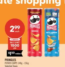 Shoppers Drug Mart PRINGLES POTATO CHIPS offer