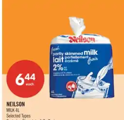 Shoppers Drug Mart NEILSON MILK offer