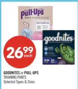 Shoppers Drug Mart GOODNITES or PULL-UPS TRAINING PANTS offer