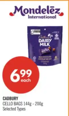 Shoppers Drug Mart CADBURY CELLO BAGS offer