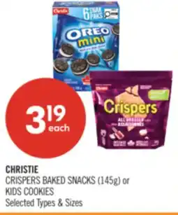 Shoppers Drug Mart CHRISTIE CRISPERS BAKED SNACKS (145g) or KIDS COOKIES offer
