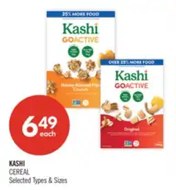 Shoppers Drug Mart KASHI CEREAL offer