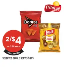 Shoppers Drug Mart SELECTED SINGLE SERVE CHIPS offer