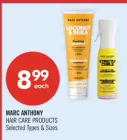 Shoppers Drug Mart MARC ANTHONY HAIR CARE PRODUCTS offer