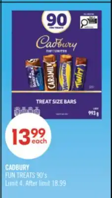Shoppers Drug Mart CADBURY FUN TREATS offer