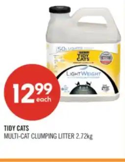 Shoppers Drug Mart TIDY CATS MULTI-CAT CLUMPING LITTER offer