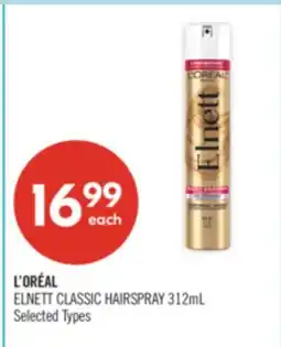 Shoppers Drug Mart L'ORÉAL ELNETT CLASSIC HAIRSPRAY offer