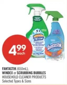 Shoppers Drug Mart FANTASTIK (650mL), WINDEX or SCRUBBING BUBBLES HOUSEHOLD CLEANER PRODUCTS offer