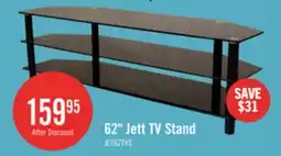 The Brick Jett 62 TV Stand with Storage for TVs up to 70 - Black offer