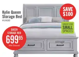 The Brick QUEEN STORAGE BED offer