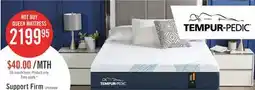 The Brick Tempur-Pedic TEMPUR Support Firm Queen Mattress offer