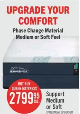 The Brick Tempur-Pedic TEMPUR Support Medium Queen Mattress offer