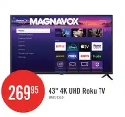 The Brick Magnavox 43 4K Ultra HD Roku Smart TV offer