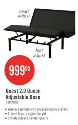 The Brick Quest 2.0 Queen Adjustable Base offer