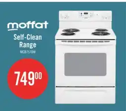 The Brick Moffat 30 Free Standing Self Clean Electric Range - MCB757DMWW offer