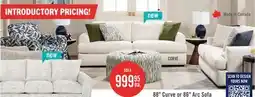 The Brick Made in Canada Customizable Sofa Lab Arc 86 Fabric Sofa – Plush Oyster offer