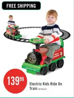 The Brick 6v Electric Kids Ride On Train Motorized Train Toy W/ Track & 6 Wheels Green offer