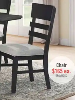 The Brick Trove Dining Chair, Ladder-back – Black offer